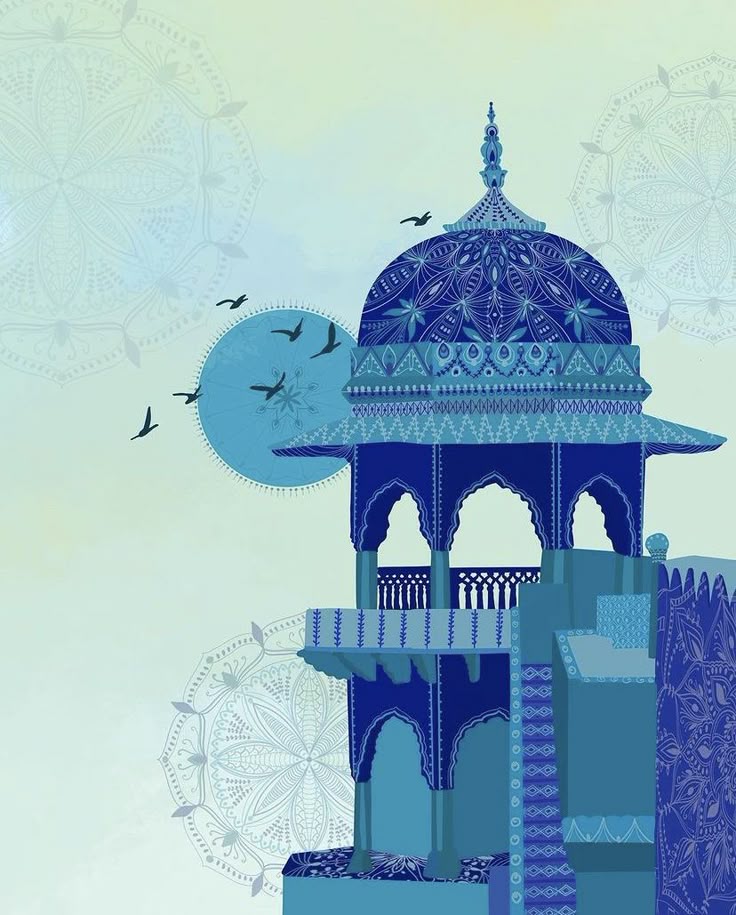 Jodhpur heritage pavilion illustration